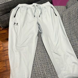 Men’s light blue Underarmour joggers